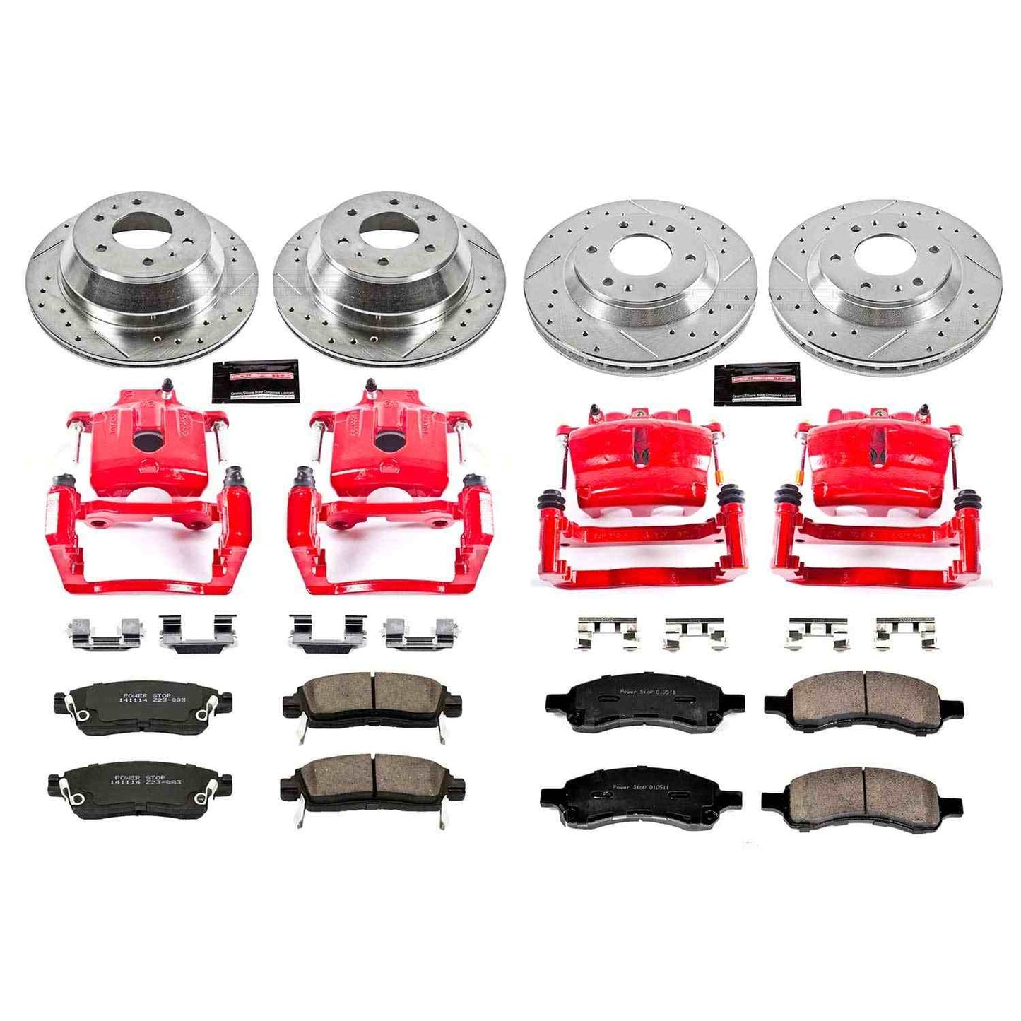 PowerStop Power Stop 06-07 Buick Rainier Z23 Evolution Kit w/ Calipers - Front and Rear KC2060
