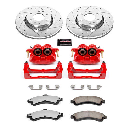 PowerStop Power Stop 04-05 Buick Rainier Front Z36 Truck & Tow Brake Kit w/Calipers KC2061-36