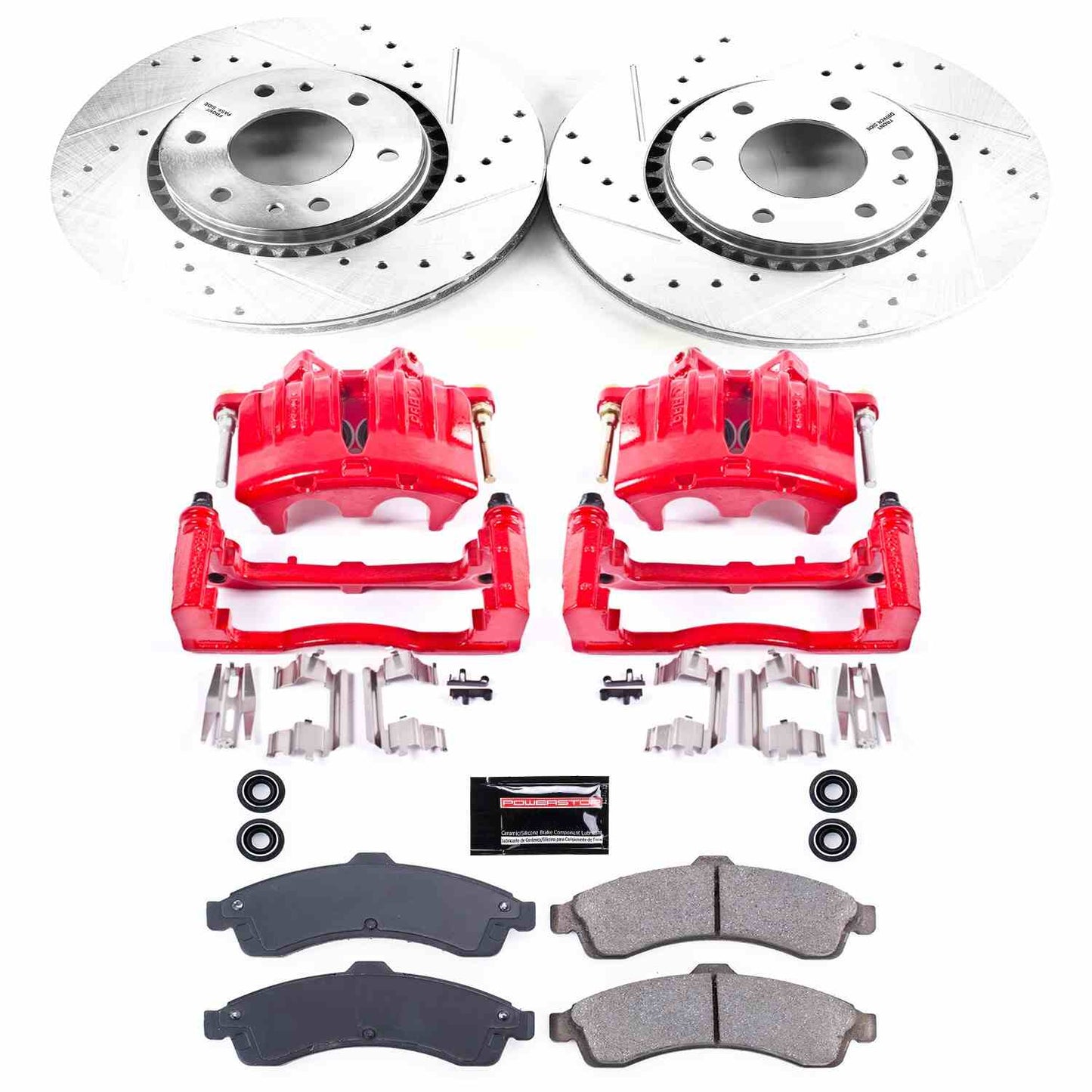 PowerStop Power Stop 2005 Saab 9-7x Z23 Evolution Kit w/ Calipers - Front KC2061A