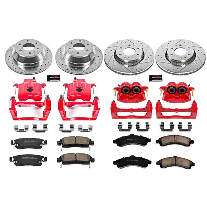 PowerStop Power Stop 04-05 Buick Rainier Z23 Evolution Kit w/ Calipers - Front and Rear KC2062