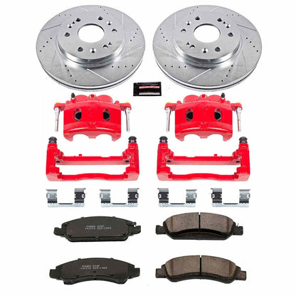 PowerStop Power Stop 08-19 Cadillac Escalade Z23 Evolution Kit w/ Calipers - Front KC2069