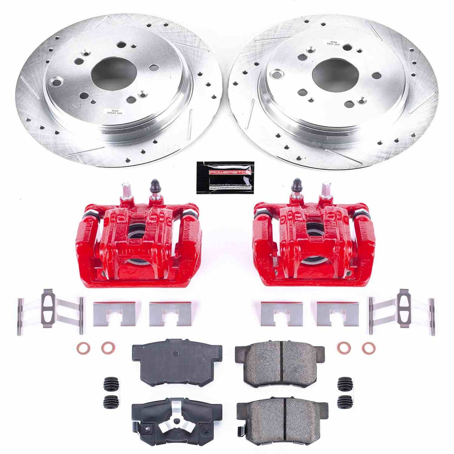 PowerStop Power Stop 05-06 Honda CR-V Z23 Evolution Kit w/ Calipers - Rear KC206A