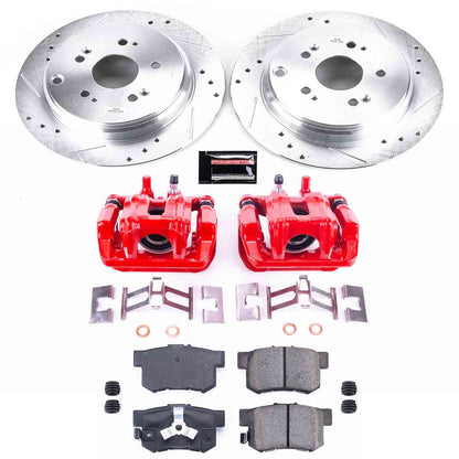 PowerStop Power Stop 07-11 Honda CR-V Z23 Evolution Kit w/ Calipers - Rear KC206B