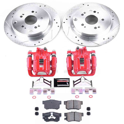 PowerStop Power Stop 10-18 Acura RDX Z23 Evolution Kit w/ Calipers - Rear KC206