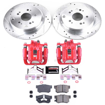 PowerStop Power Stop 10-18 Acura RDX Z23 Evolution Kit w/ Calipers - Rear KC206