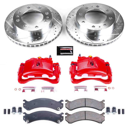 PowerStop Power Stop 03-19 Chevrolet Express 3500 Z23 Evolution Kit w/ Calipers - Front KC2071A