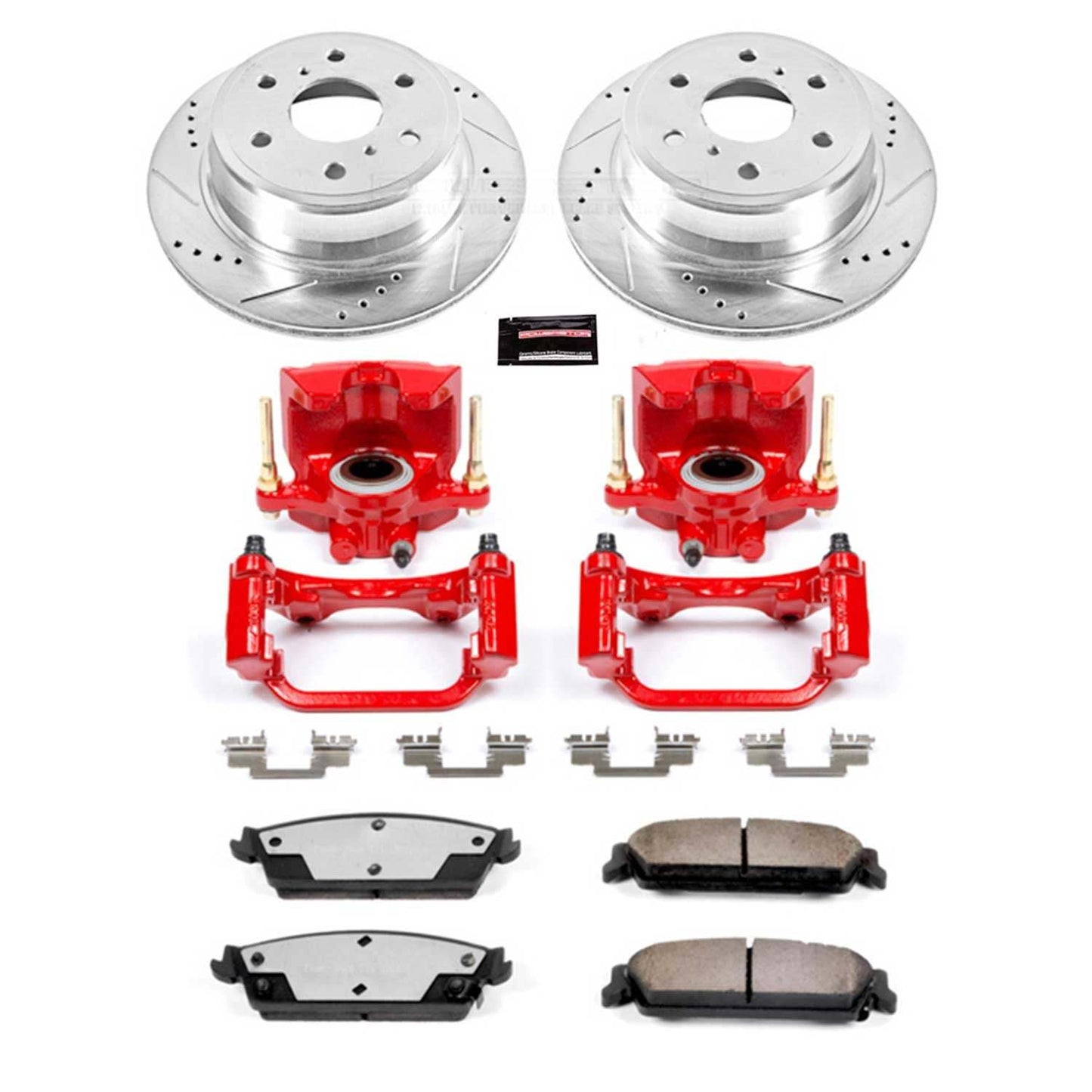 PowerStop Power Stop 07-14 Cadillac Escalade Rear Z36 Truck & Tow Brake Kit w/Calipers KC2083-36