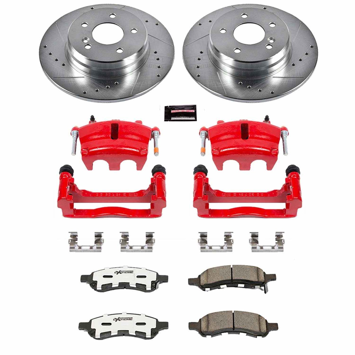 PowerStop Power Stop 06-07 Buick Rainier Front Z26 Street Warrior Brake Kit w/Calipers KC2084B-26