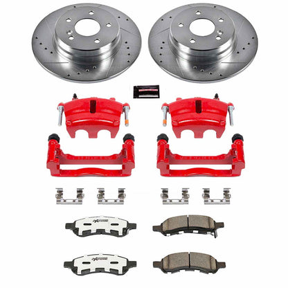 PowerStop Power Stop 06-07 Buick Rainier Front Z26 Street Warrior Brake Kit w/Calipers KC2084B-26