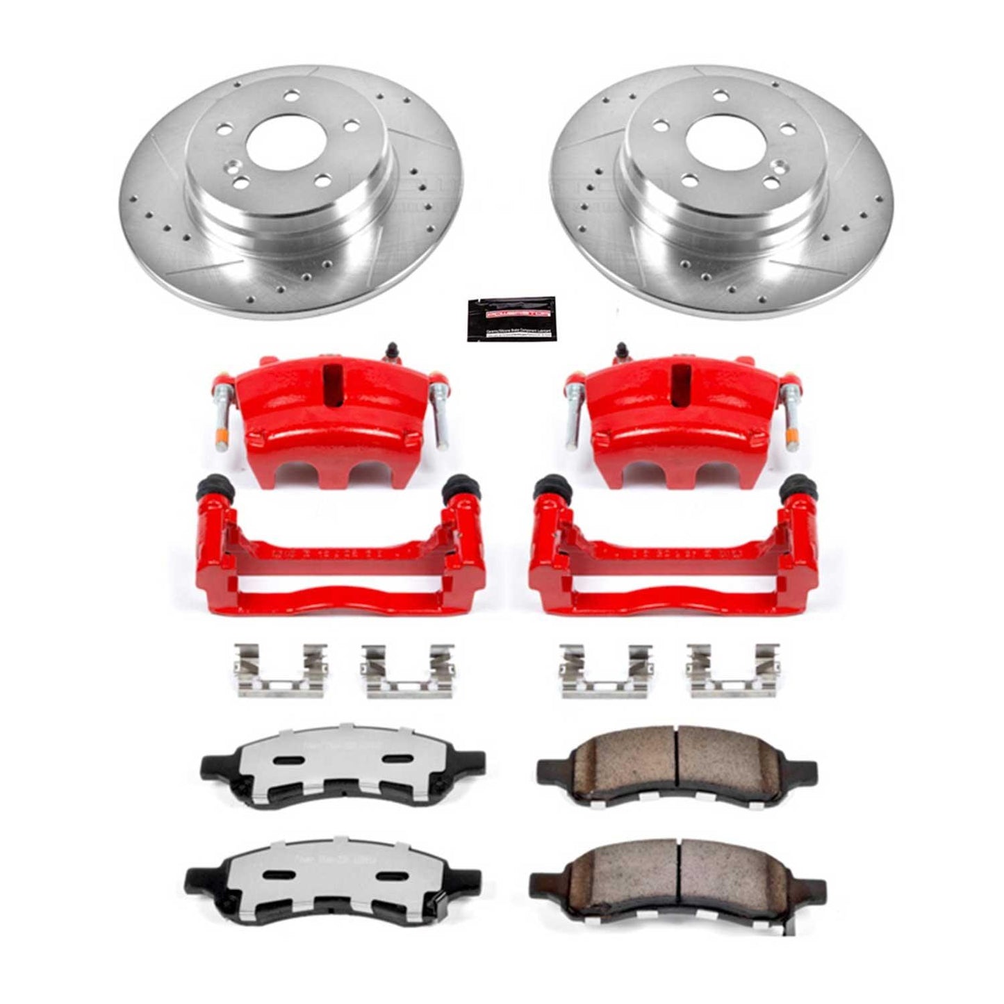 PowerStop Power Stop 06-07 Buick Rainier Front Z36 Truck & Tow Brake Kit w/Calipers KC2084B-36
