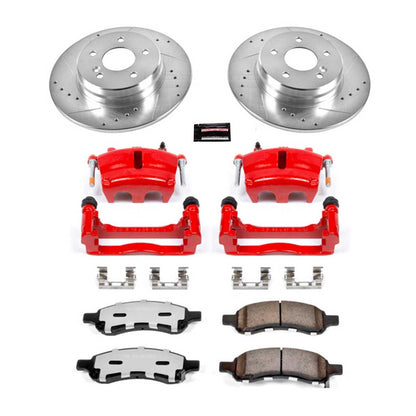 PowerStop Power Stop 06-07 Buick Rainier Front Z36 Truck & Tow Brake Kit w/Calipers KC2084B-36