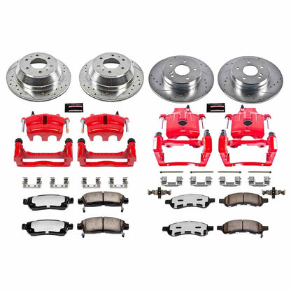 PowerStop Power Stop 06-07 Buick Rainier Z36 Truck and Tow Kit w/ Calipers - Front and Rear KC2085B-36