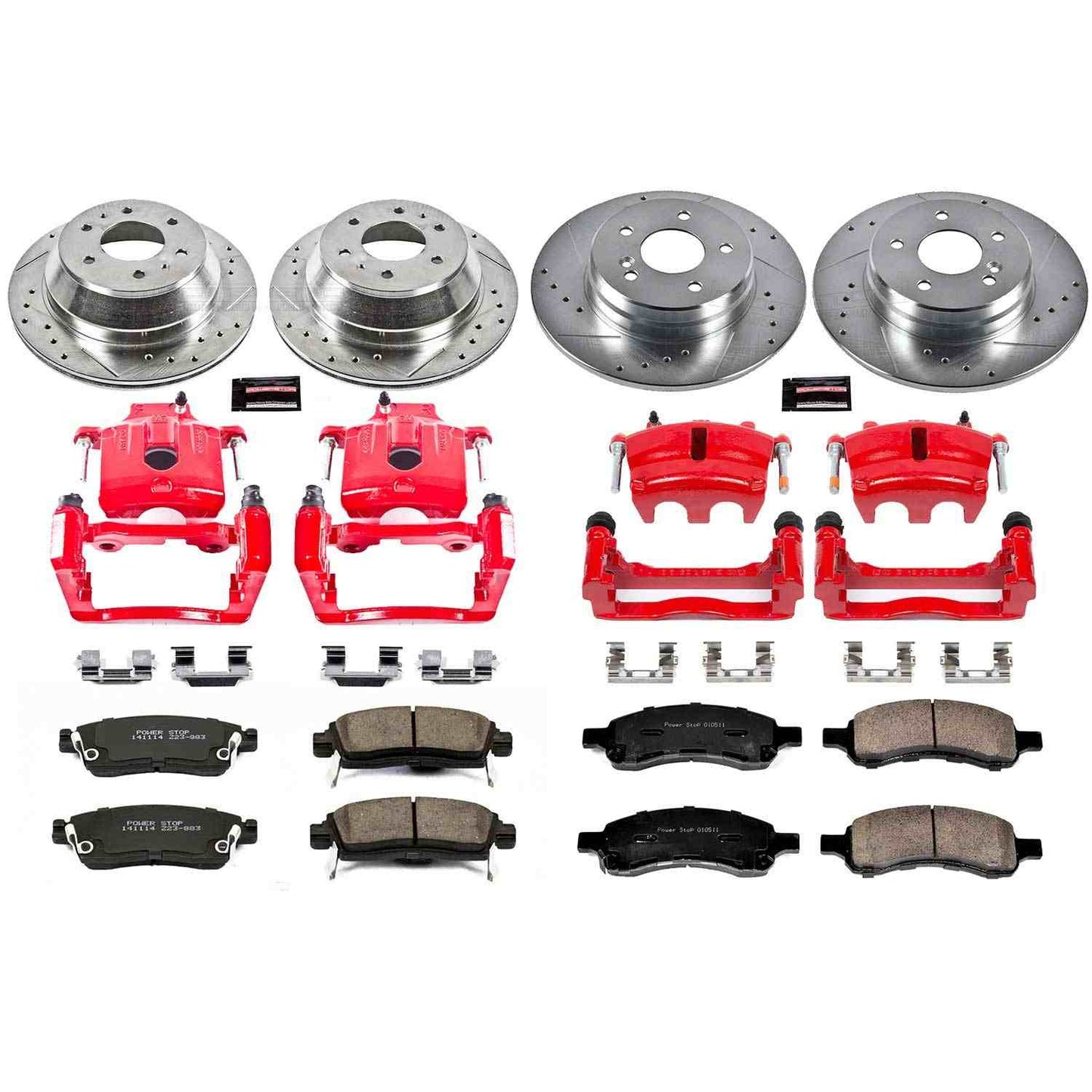 PowerStop Power Stop 06-07 Buick Rainier Z23 Evolution Kit w/ Calipers - Front and Rear KC2085B