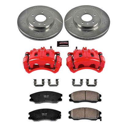 PowerStop Power Stop 12-15 Chevrolet Captiva Sport Z23 Evolution Kit w/ Calipers - Front KC2090