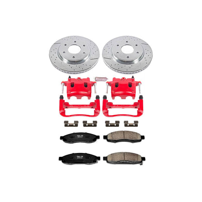 PowerStop Power Stop 05-07 Infiniti QX56 Z23 Evolution Kit w/ Calipers - Front KC211