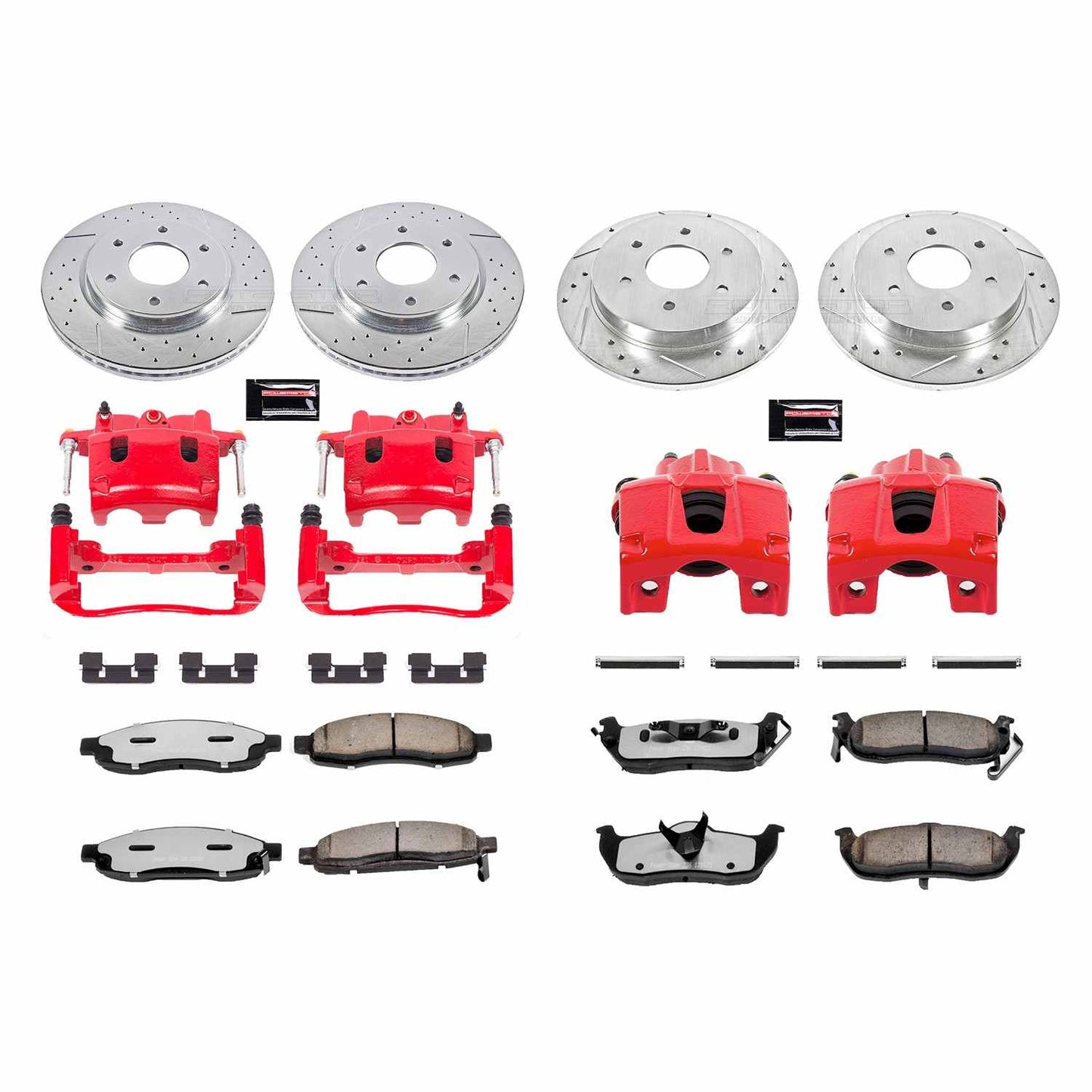 PowerStop Power Stop 05-07 Infiniti QX56 Z36 Truck and Tow Kit w/ Calipers - Front and Rear KC212-36