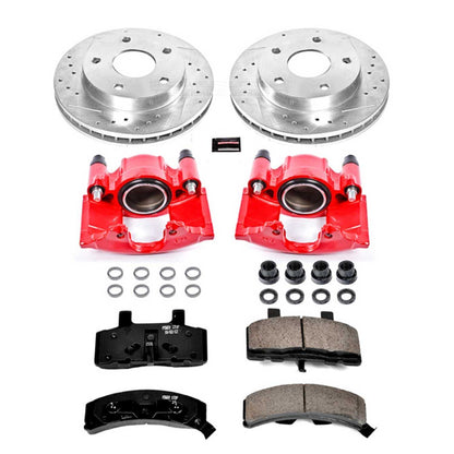PowerStop Power Stop 94-99 Dodge Ram 1500 Z23 Evolution Kit w/ Calipers - Front KC2126
