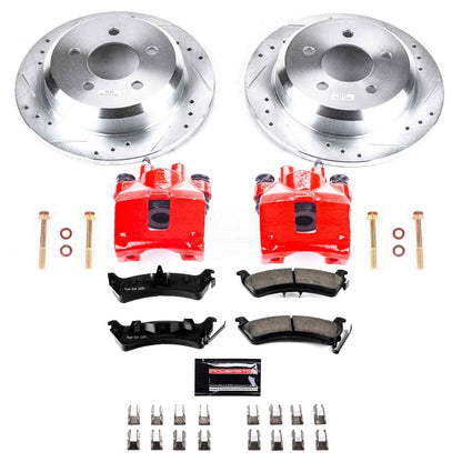 PowerStop Power Stop 95-98 Jeep Grand Cherokee Z23 Evolution Kit w/ Calipers - Rear KC2131