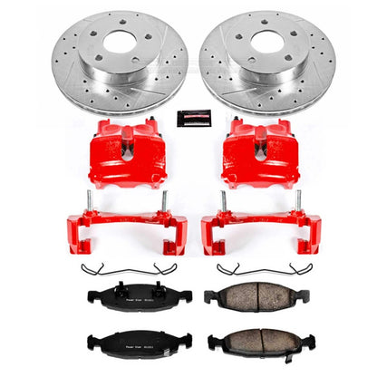PowerStop Power Stop 99-02 Jeep Grand Cherokee Z23 Evolution Kit w/ Calipers - Front KC2147