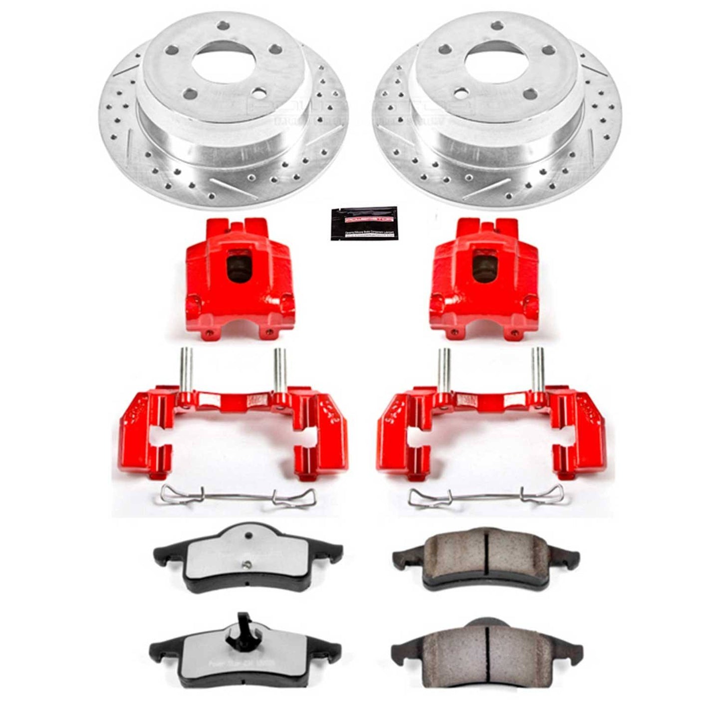 PowerStop Power Stop 99-04 Jeep Grand Cherokee Rear Z36 Truck & Tow Brake Kit w/Calipers KC2151-36