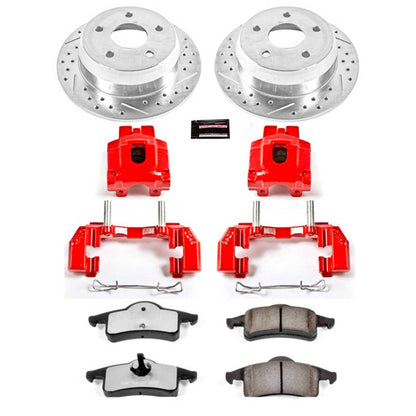 PowerStop Power Stop 99-04 Jeep Grand Cherokee Rear Z36 Truck & Tow Brake Kit w/Calipers KC2151-36
