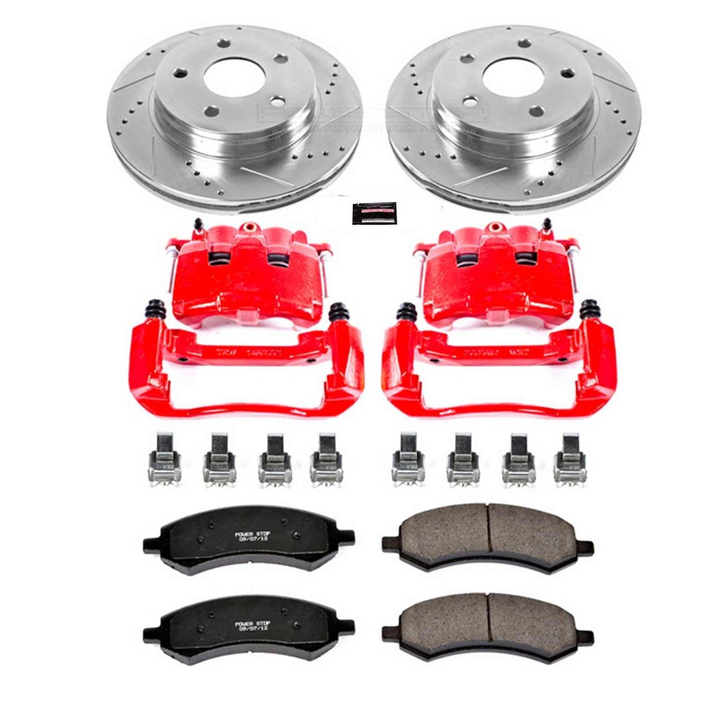 PowerStop Power Stop 06-08 Dodge Ram 1500 Z23 Evolution Kit w/ Calipers - Front KC2163