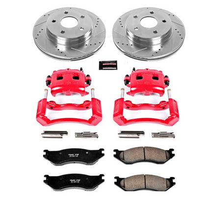 PowerStop Power Stop 2002 Dodge Ram 1500 Z23 Evolution Kit w/ Calipers - Front KC2165