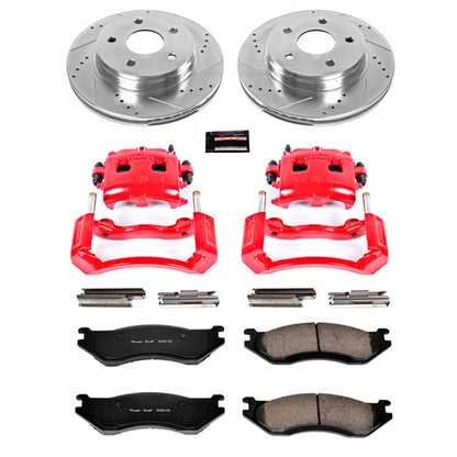 PowerStop Power Stop 03-05 Dodge Ram 1500 Z23 Evolution Kit w/ Calipers - Front KC2167