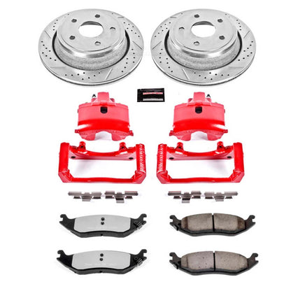 PowerStop Power Stop 07-09 Chrysler Aspen Rear Z36 Truck & Tow Brake Kit w/Calipers KC2172-36