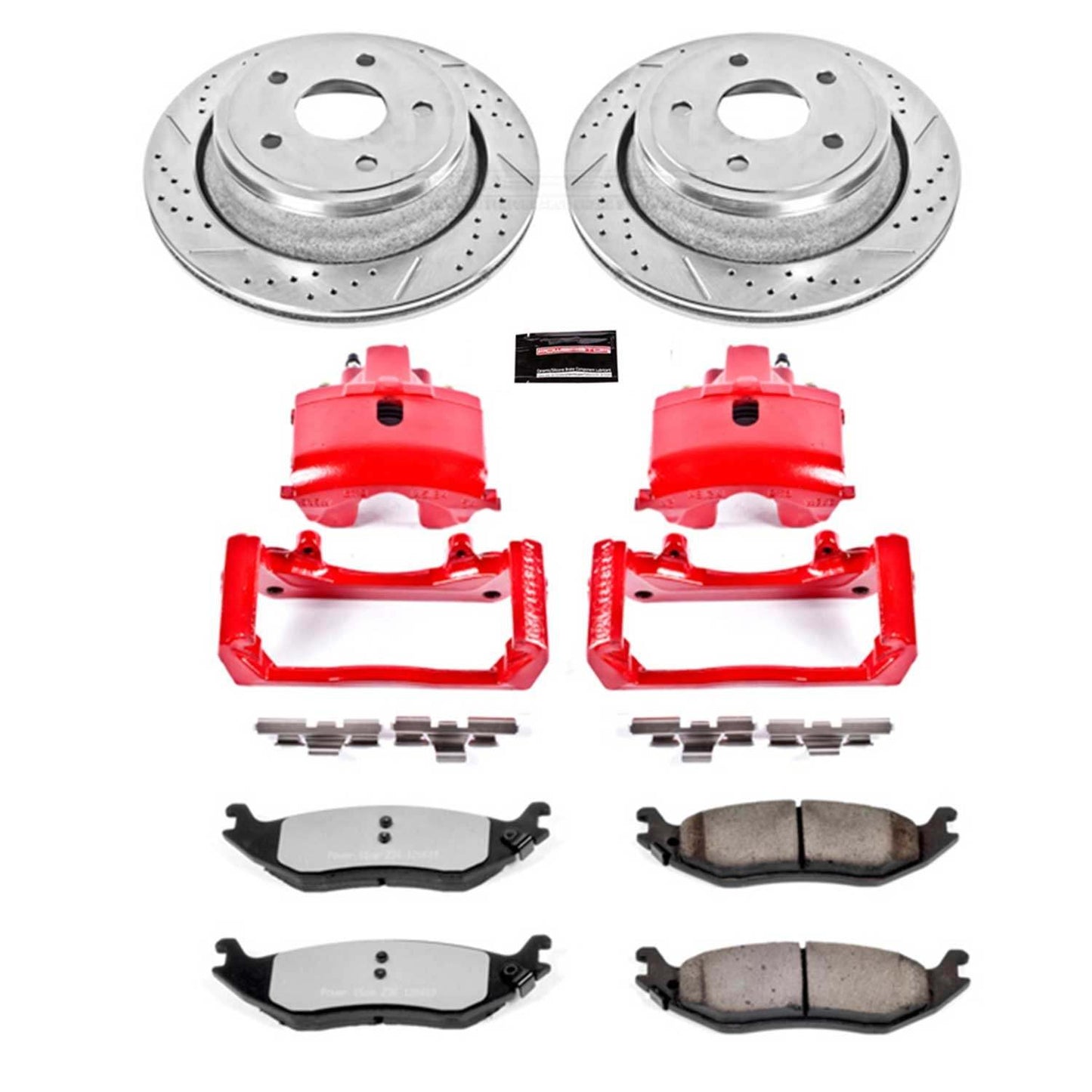 PowerStop Power Stop 07-09 Chrysler Aspen Rear Z36 Truck & Tow Brake Kit w/Calipers KC2172-36
