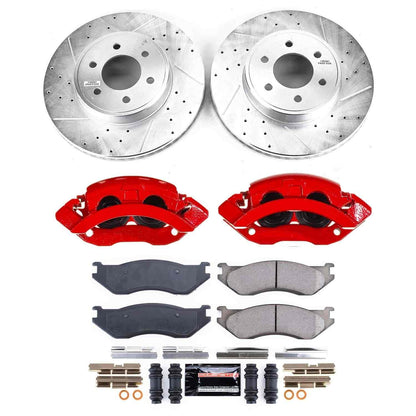 PowerStop Power Stop 2003 Dodge Durango Front Z23 Evolution Kit w/Cals KC2178