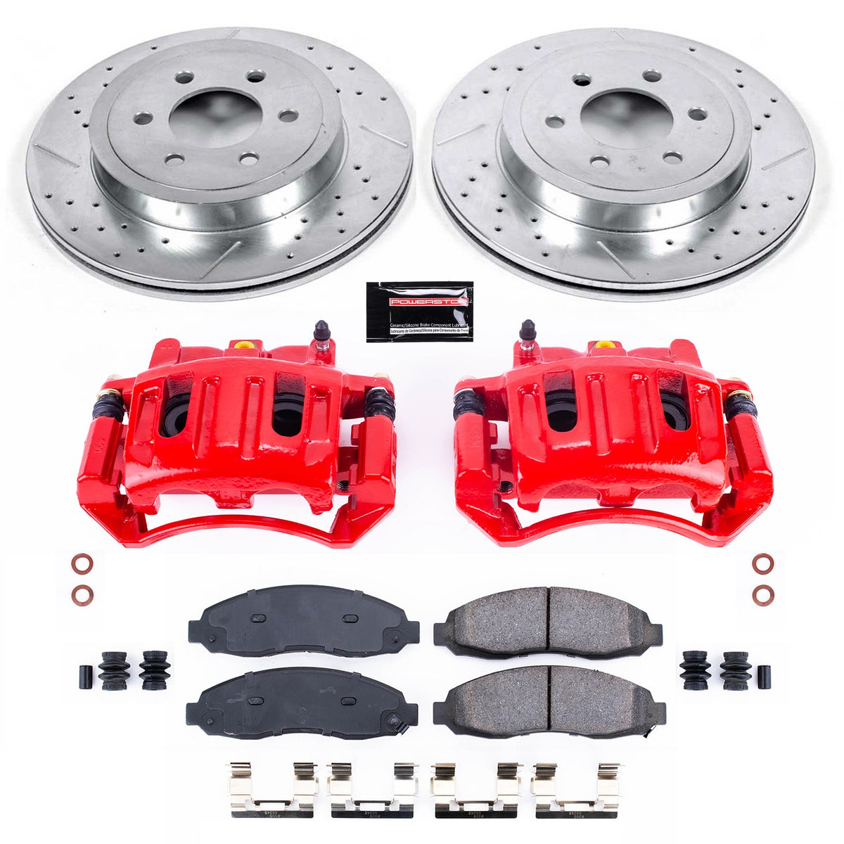 PowerStop Power Stop 03-04 Dodge Dakota Z23 Evolution Kit w/ Calipers - Front KC2187