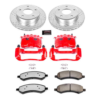 PowerStop Power Stop 05-08 Dodge Dakota Front Z36 Truck & Tow Brake Kit w/Calipers KC2193-36