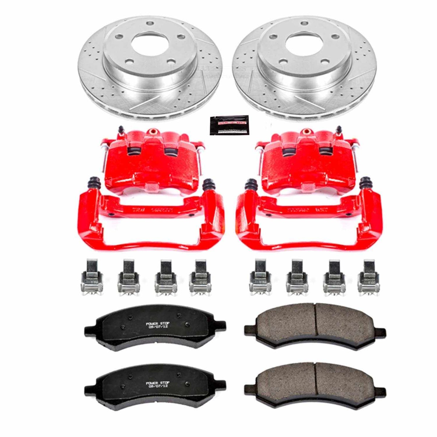 PowerStop Power Stop 05-08 Dodge Dakota Z23 Evolution Kit w/ Calipers - Front KC2193