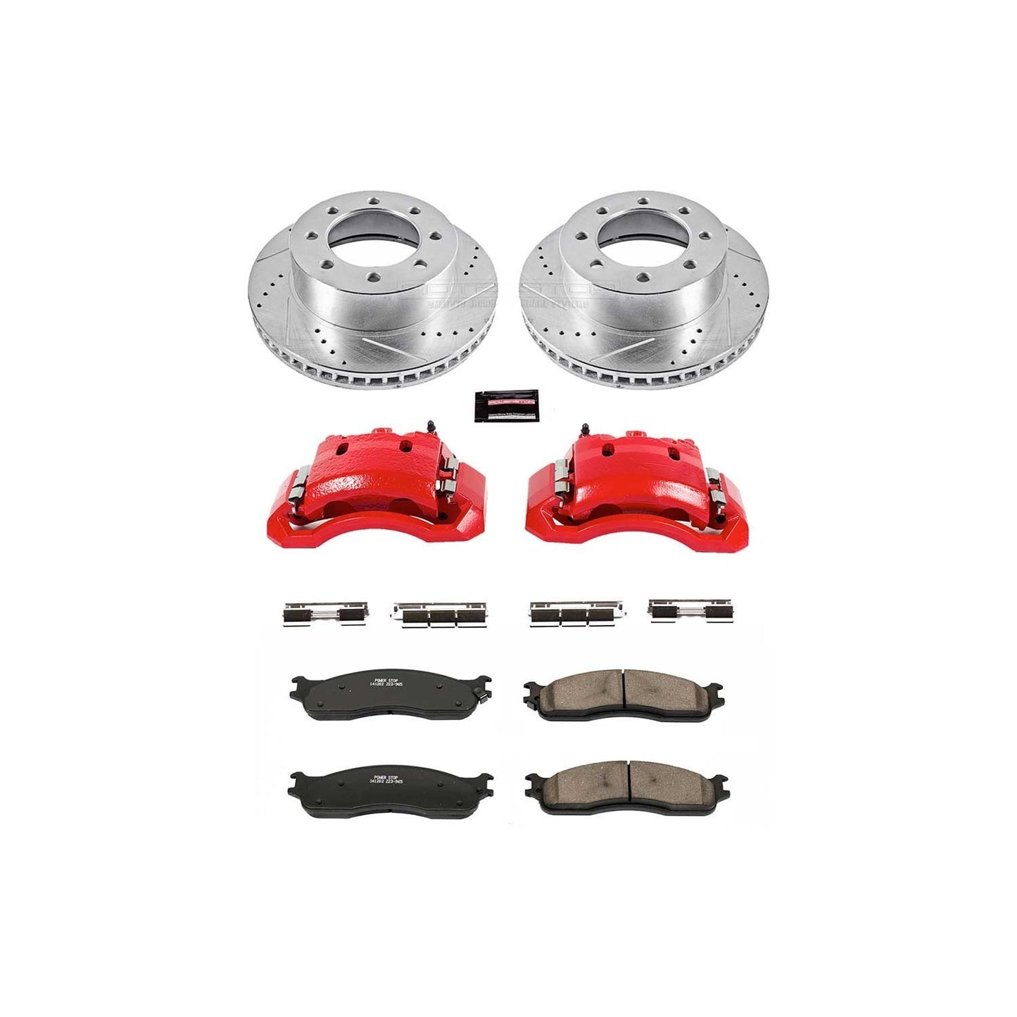 PowerStop Power Stop 06-08 Dodge Ram 1500 Z23 Evolution Kit w/ Calipers - Front KC2203