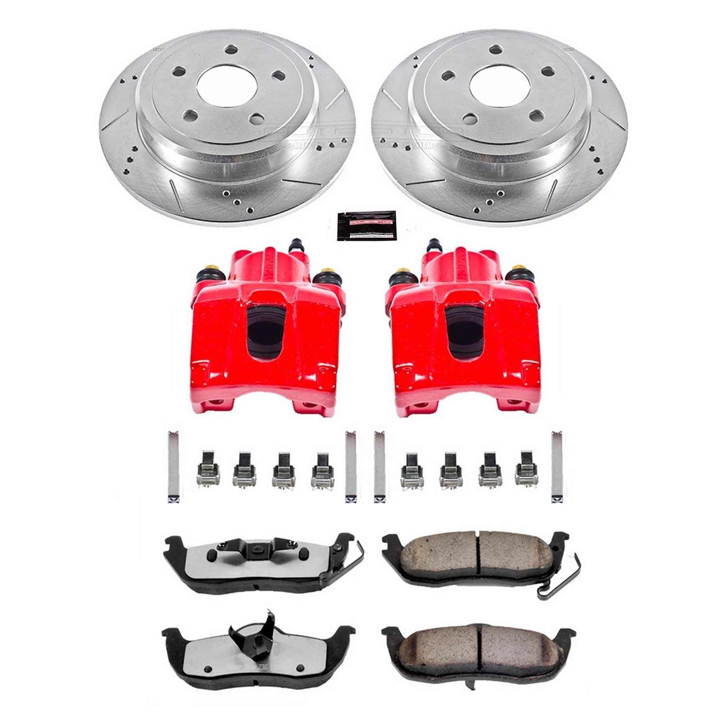 PowerStop Power Stop 06-10 Jeep Commander Rear Z36 Truck & Tow Brake Kit w/Calipers KC2221-36