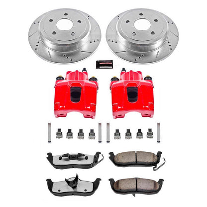 PowerStop Power Stop 06-10 Jeep Commander Rear Z36 Truck & Tow Brake Kit w/Calipers KC2221-36