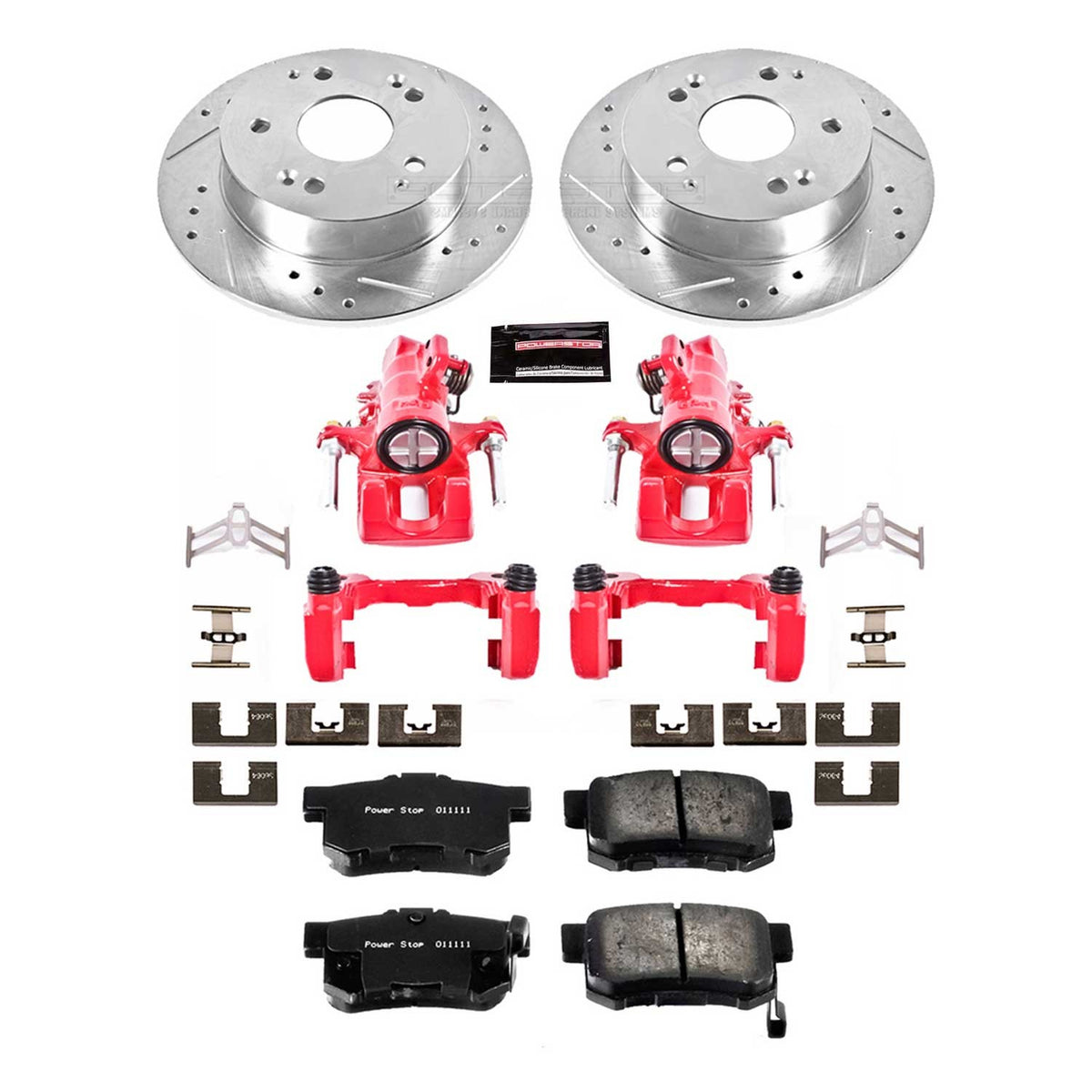 PowerStop Power Stop 02-06 Acura RSX Z23 Evolution Kit w/ Calipers - Rear KC2270A