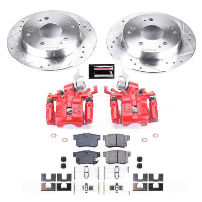 PowerStop Power Stop 98-02 Honda Accord Z23 Evolution Kit w/ Calipers - Rear KC2270D