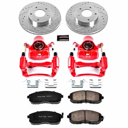 PowerStop Power Stop 00-01 Infiniti I30 Z23 Evolution Kit w/ Calipers - Front KC2280