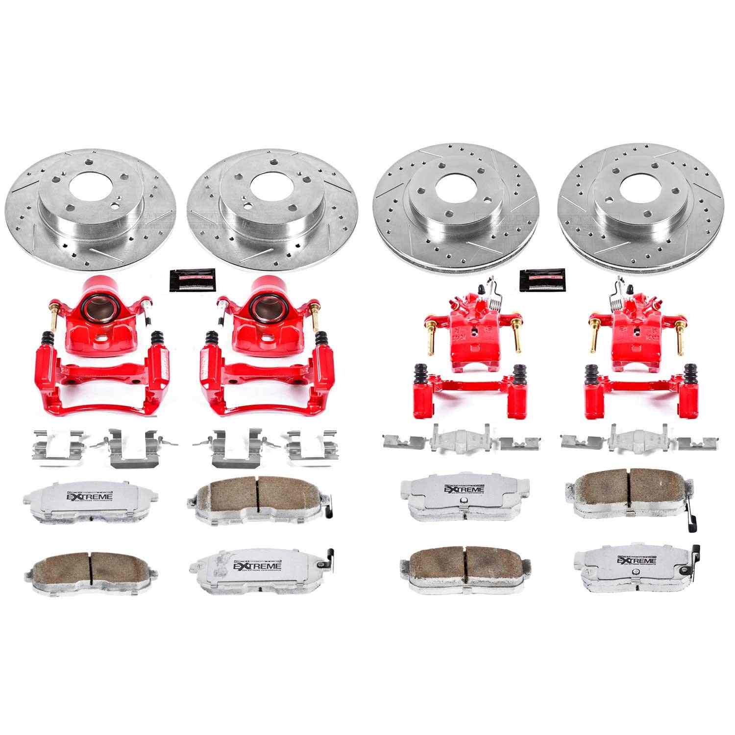 PowerStop Power Stop 00-01 Infiniti I30 Z26 Street Kit w/ Calipers - Front and Rear KC2281-26