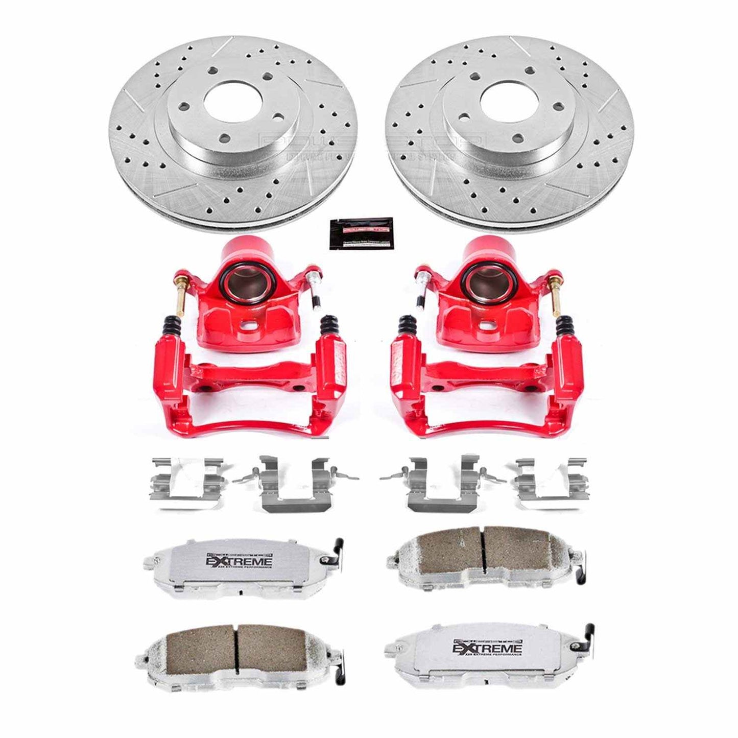 PowerStop Power Stop 02-04 Infiniti I35 Front Z26 Street Warrior Brake Kit w/Calipers KC2282-26