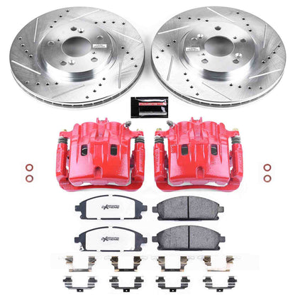 PowerStop Power Stop 03-06 Acura MDX Front Z36 Truck & Tow Brake Kit w/Calipers KC2290-36