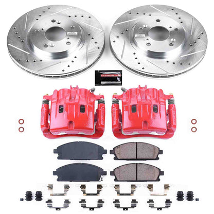 PowerStop Power Stop 03-06 Acura MDX Z23 Evolution Kit w/ Calipers - Front KC2290