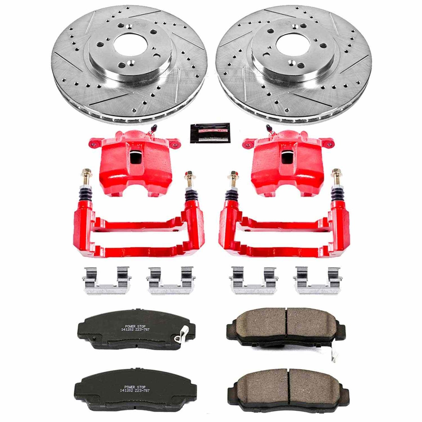 PowerStop Power Stop 01-03 Acura CL Z23 Evolution Kit w/ Calipers - Front KC2292