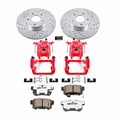 PowerStop Power Stop 99-03 Acura TL Rear Z26 Street Warrior Brake Kit w/Calipers KC2308-26