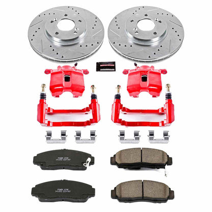 PowerStop Power Stop 99-04 Acura RL Z23 Evolution Kit w/ Calipers - Front KC2309