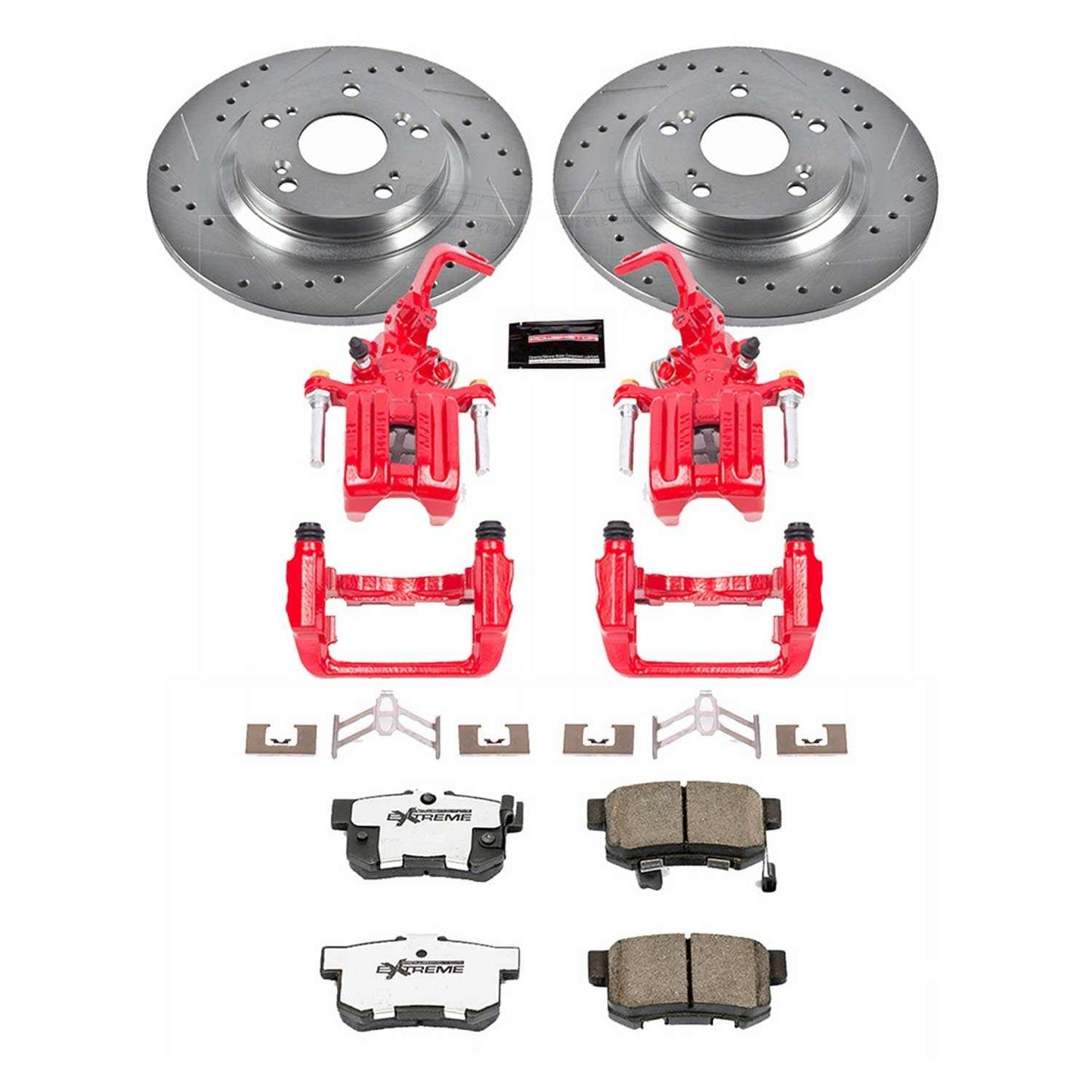 PowerStop Power Stop 00-09 Honda S2000 Rear Z26 Street Warrior Brake Kit w/Calipers KC2310-26