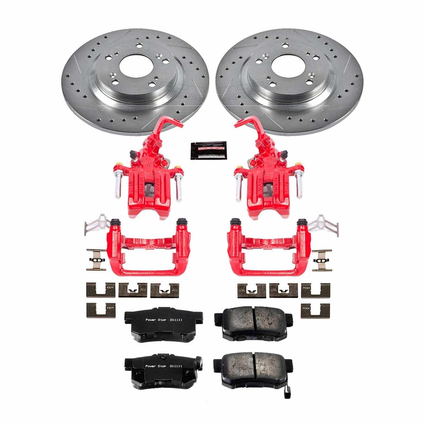 PowerStop Power Stop 00-09 Honda S2000 Z23 Evolution Kit w/ Calipers - Rear KC2310