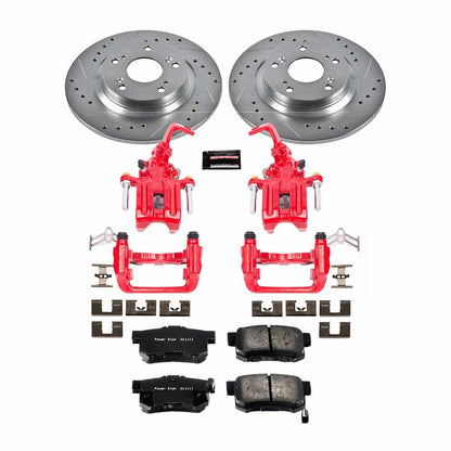 PowerStop Power Stop 00-09 Honda S2000 Z23 Evolution Kit w/ Calipers - Rear KC2310